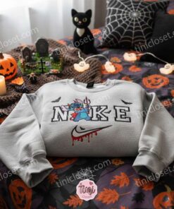 Stitch Cosplay Devil Halloween Embroidered Hoodie, Little Devil Experiment 626 Sweatshirt, Spooky Disney Mischief Apparel, Gift for Him Her 2 Stitch Cosplay Devil Halloween Embroidered Hoodie, Little Devil Experiment 626 Sweatshirt, Spooky Disney Mischief Apparel, Gift for Him Her (3)