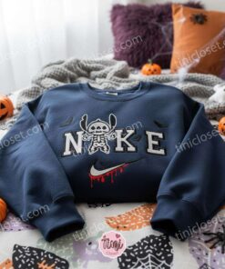 Stitch Skeleton Suit Halloween Cosplay Embroidered Hoodie, Spooky Skeleton Experiment 626 Sweatshirt, Disney Ghostly Adventure Apparel, Gift for Him Her 1 Stitch Skeleton Suit Halloween Cosplay Embroidered Hoodie, Spooky Skeleton Experiment 626 Sweatshirt, Disney Ghostly Adventure Apparel, Gift for Him Her (1)