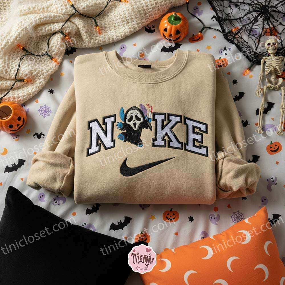 Stitch Cosplay Ghostface Halloween Embroidered Hoodie, What’s Your Favorite Ohana Sweatshirt, Spooky Scream Disney Apparel, Gift for Him Her Stitch Cosplay Ghostface Halloween Embroidered Hoodie, What’s Your Favorite Ohana Sweatshirt, Spooky Scream Disney Apparel, Gift for Him Her