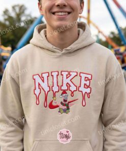 Xmas Patrick Star Embroidered Sweatshirt, SpongeBob SquarePants Cartoon Embroidered Sweatshirt, Christmas Gift for Family