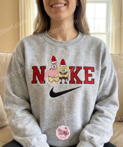 Funny Christmas Patrick Star and SpongeBob Embroidered Sweatshirt, Funny Cartoon Hoodie, Bestie Matching Shirts 2 Funny Christmas Patrick Star and SpongeBob Embroidered Sweatshirt, Funny Cartoon Hoodie, Bestie Matching Shirts (3)