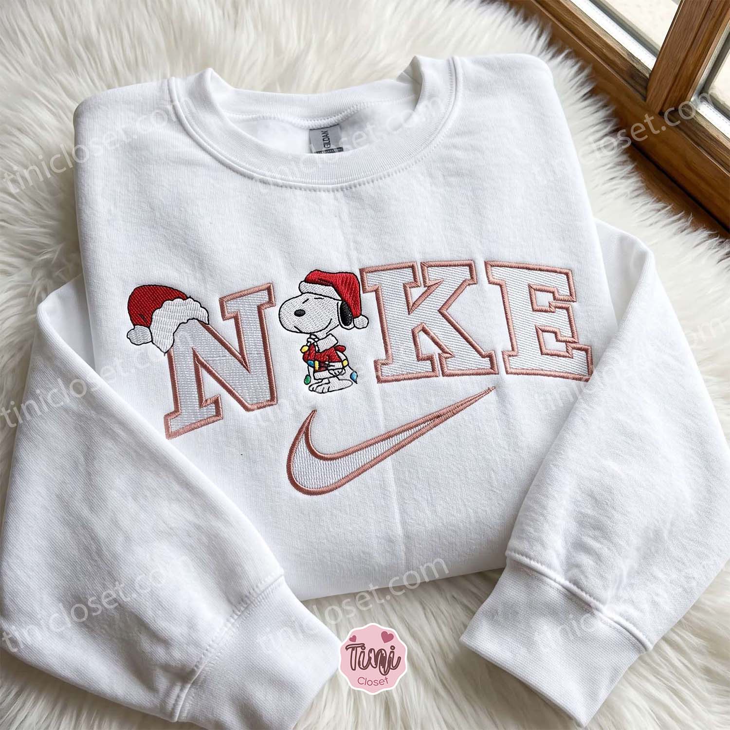 Custom Snoopy Christmas Embroidered Sweatshirt, Cartoon Embroidered Hoodie, Holiday Gift for Family and Friends Custom Snoopy Christmas Embroidered Sweatshirt, Cartoon Embroidered Hoodie, Holiday Gift for Family and Friends