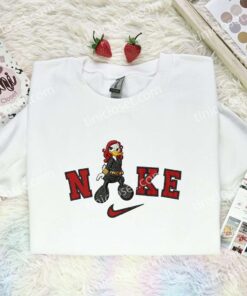 Daisy Duck Black Widow Embroidered Shirt, Movie Embroidered Hoodie, Disney Characters Embroidered T Shirt (1)