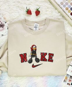 Daisy Duck Black Widow Embroidered Shirt, Movie Embroidered Hoodie, Disney Characters Embroidered T Shirt (2)