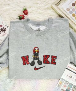 Daisy Duck Black Widow Embroidered Shirt, Movie Embroidered Hoodie, Disney Characters Embroidered T Shirt (3)