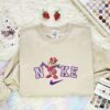 Daisy Duck Superhero Embroidered Shirt, Disney Characters Embroidered Hoodie, Best Gift Idea