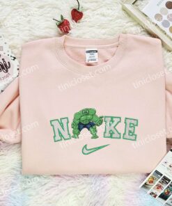 Donald Duck Hulk Embroidered Shirt, Movie Embroidered Hoodie, Disney Characters Embroidered T Shirt (2)