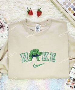 Donald Duck Hulk Embroidered Shirt, Movie Embroidered Hoodie, Disney Characters Embroidered T Shirt (3)