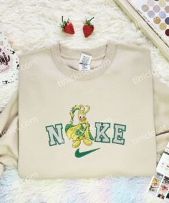 Donald Duck Loki Embroidered Shirt, Marvel Movie Embroidered Hoodie, Disney Characters Embroidered T Shirt (3)