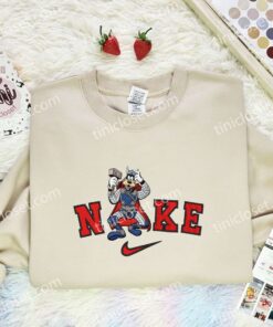 Goofy Thor Embroidered Shirt, Movie Embroidered Hoodie, Disney Characters Embroidered T Shirt (3)