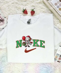Pennywise Xmas Embroidered Shirt, Halloween Embroidered Hoodie, Christmas Embroidered Sweatshirt 1 Pennywise Xmas Embroidered Shirt, Halloween Embroidered Hoodie, Christmas Embroidered Sweatshirt (1)