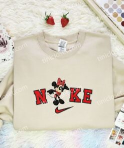 Minnie Mouse Elastigirl Embroidered Shirt, Cartoon Embroidered Hoodie, Disney Characters Embroidered T-Shirt 2 Minnie Mouse Elastigirl Embroidered Shirt, Cartoon Embroidered Hoodie, Disney Characters Embroidered T Shirt (2)