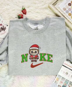 Labubu Santa Embroidered Shirt, Art Toy Embroidered Hoodie, Christmas Embroidered Sweatshirt 2 Labubu Santa Embroidered Shirt, Art Toy Embroidered Hoodie, Christmas Embroidered Sweatshirt (3)