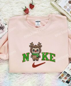 Labubu Reindeer Embroidered Shirt, Art Toy Embroidered Hoodie, Christmas Embroidered T-Shirt 2 Labubu Reindeer Embroidered Shirt, Art Toy Embroidered Hoodie, Christmas Embroidered T Shirt (3)