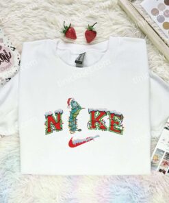Caterpillar Xmas Embroidered Shirt, Disney Alice In Wonderland Characters Embroidered Hoodie, Best Christmas Gift (3)