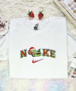 Chick Hicks Xmas Embroidered Shirt, Disney Pixar Cars Characters Embroidered Hoodie, Best Christmas Gift (3)