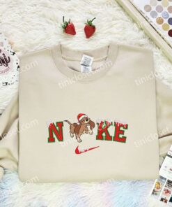 Copper The Fox And The Hound Embroidered Shirt, Disney Characters Embroidered Hoodie, Best Christmas Gift (3)