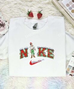 Prince Eric Xmas Embroidered Shirt, Disney Little Mermaid Characters Embroidered Hoodie, Best Christmas Gift (1)