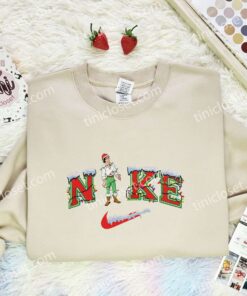 Prince Eric Xmas Embroidered Shirt, Disney Little Mermaid Characters Embroidered Hoodie, Best Christmas Gift