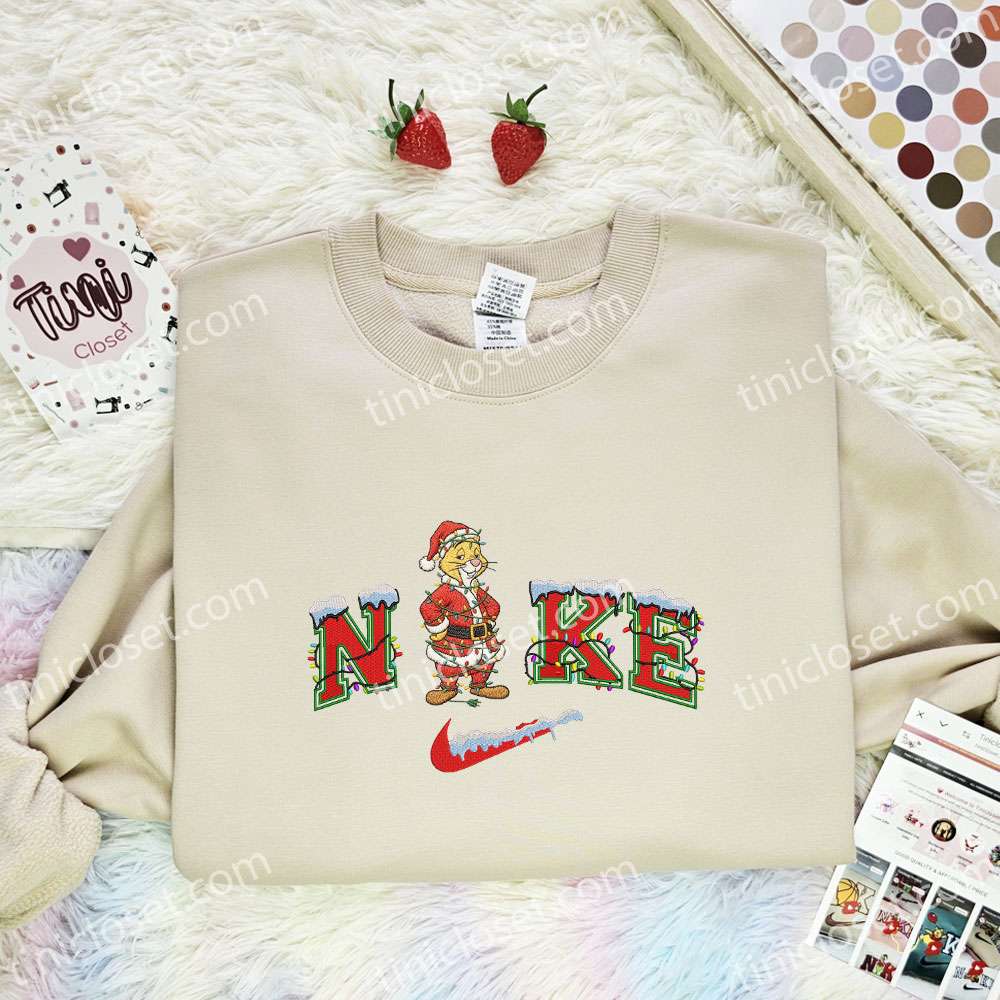 Rabbit Xmas Embroidered Shirt, Disney Winnie The Pooh Characters Embroidered Hoodie, Best Christmas Gift Rabbit Xmas Embroidered Shirt, Disney Winnie The Pooh Characters Embroidered Hoodie, Best Christmas Gift