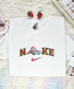 Sally Carrera Xmas Embroidered Shirt, Disney Pixar Cars Characters Embroidered Hoodie, Best Christmas Gift (3)