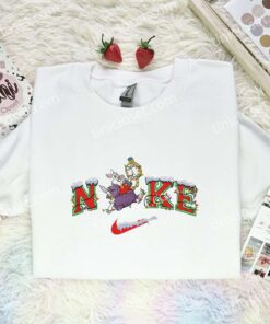White Rabbit Embroidered Shirt, Disney Alice In Wonderland Characters Embroidered Hoodie, Best Christmas Gift