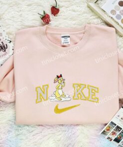 Rabbit Xmas Embroidered Shirt, Disney Winnie The Pooh Characters Embroidered Hoodie, Best Christmas Gift(2)