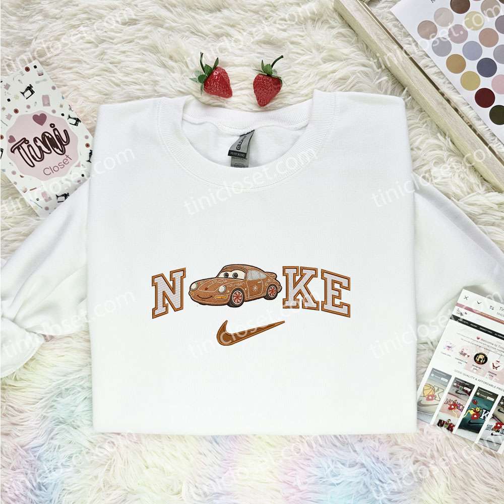 Sally Carrera Gingerbread Embroidered Shirt, Disney Cars Characters Embroidered Hoodie, Best Christmas Gift Sally Carrera Gingerbread Embroidered Shirt, Disney Cars Characters Embroidered Hoodie, Best Christmas Gift