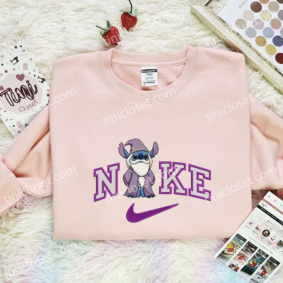 Stitch Dumbledore Embroidered Shirt, Harry Potter Movie Embroidered Hoodie, Disney Characters Embroidered T-Shirt Stitch Dumbledore Embroidered Shirt, Harry Potter Movie Embroidered Hoodie, Disney Characters Embroidered T-Shirt