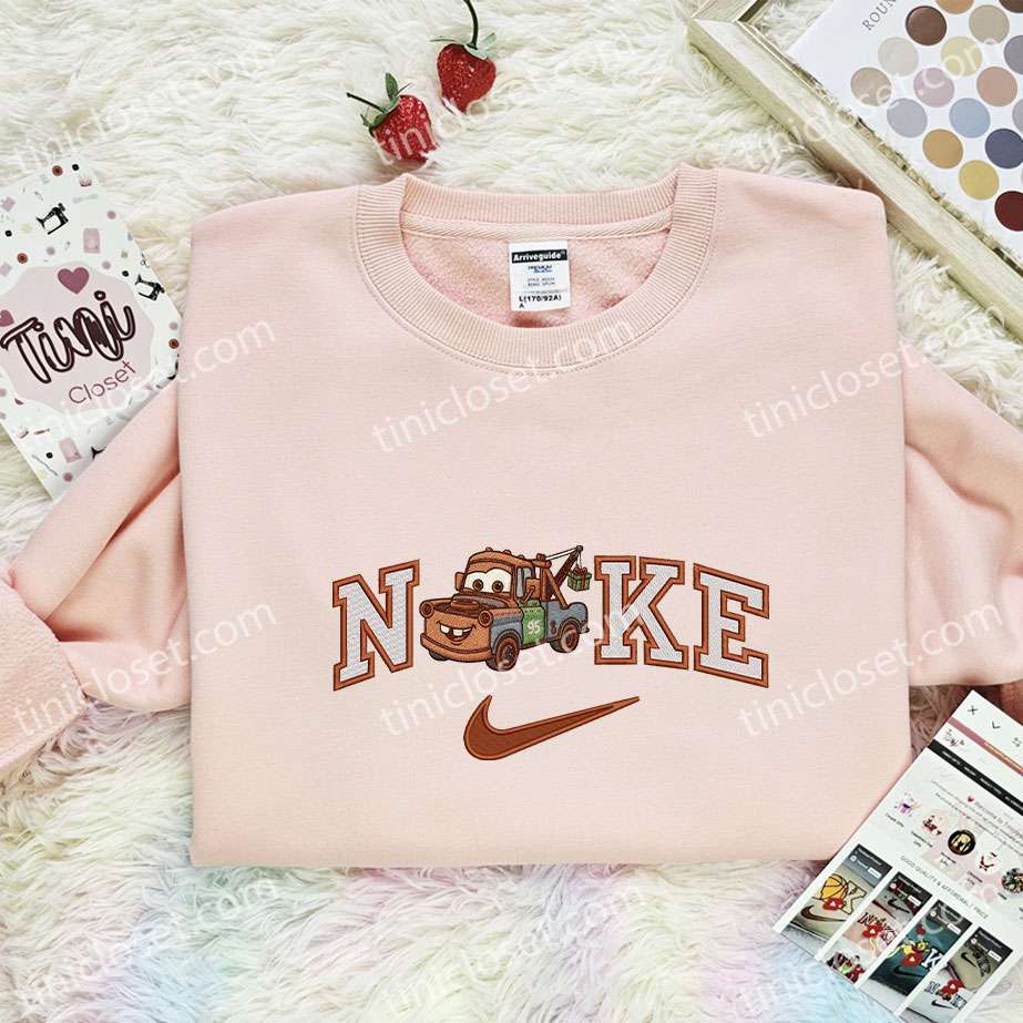 Tow Mater Xmas Embroidered Shirt, Disney Cars Characters Embroidered Hoodie, Best Christmas Gift Tow Mater Xmas Embroidered Shirt, Disney Cars Characters Embroidered Hoodie, Best Christmas Gift