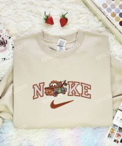 Tow Mater Xmas Embroidered Shirt, Disney Cars Characters Embroidered Hoodie, Best Christmas Gift (3)