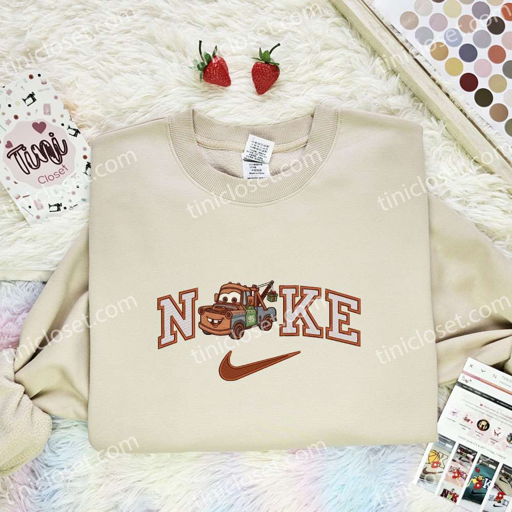 Tow Mater Xmas Embroidered Shirt, Disney Cars Characters Embroidered Hoodie, Best Christmas Gift Tow Mater Xmas Embroidered Shirt, Disney Cars Characters Embroidered Hoodie, Best Christmas Gift