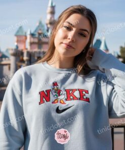 Daisy Duck Christmas Embroidered Sweatshirt, Disney Movie Christmas Embroidered Shirt, Best Christmas Gift Ideas
