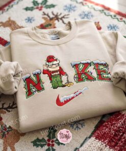 Carl Xmas Embroidered Shirt, Disney Up Characters Embroidered Hoodie, Best Christmas Gift (3)