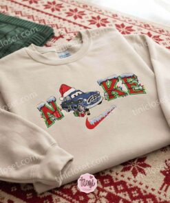 Sally Carrera Wearing a Santa Hat Cars Embroidered Shirt, Disney Pixar Characters Embroidered Hoodie, Best Christmas Gift 2 Sally Carrera Wearing a Santa Hat Cars Embroidered Shirt, Disney Pixar Characters Embroidered Hoodie, Best Christmas Gift (3)