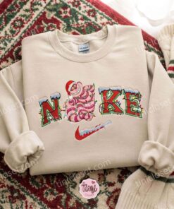 Cheshire Cat Xmas Embroidered Shirt, Disney Characters Embroidered Hoodie, Best Christmas Gift 3 Cheshire Cat Xmas Embroidered Shirt, Disney Characters Embroidered Hoodie, Best Christmas Gift (3)