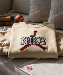 Air Jordan Logo Embroidered Shirt, Sports Embroidered Hoodie, Best Gift Idea 1 Air Jordan Logo Embroidered Shirt, Sports Embroidered Hoodie, Best Gift Idea