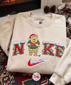 Winnie The Pooh Christmas Embroidered Shirt, Disney Characters Embroidered Hoodie, Best Christmas Gift 2 Winnie The Pooh Christmas Embroidered Shirt, Disney Characters Embroidered Hoodie, Best Christmas Gift (2)