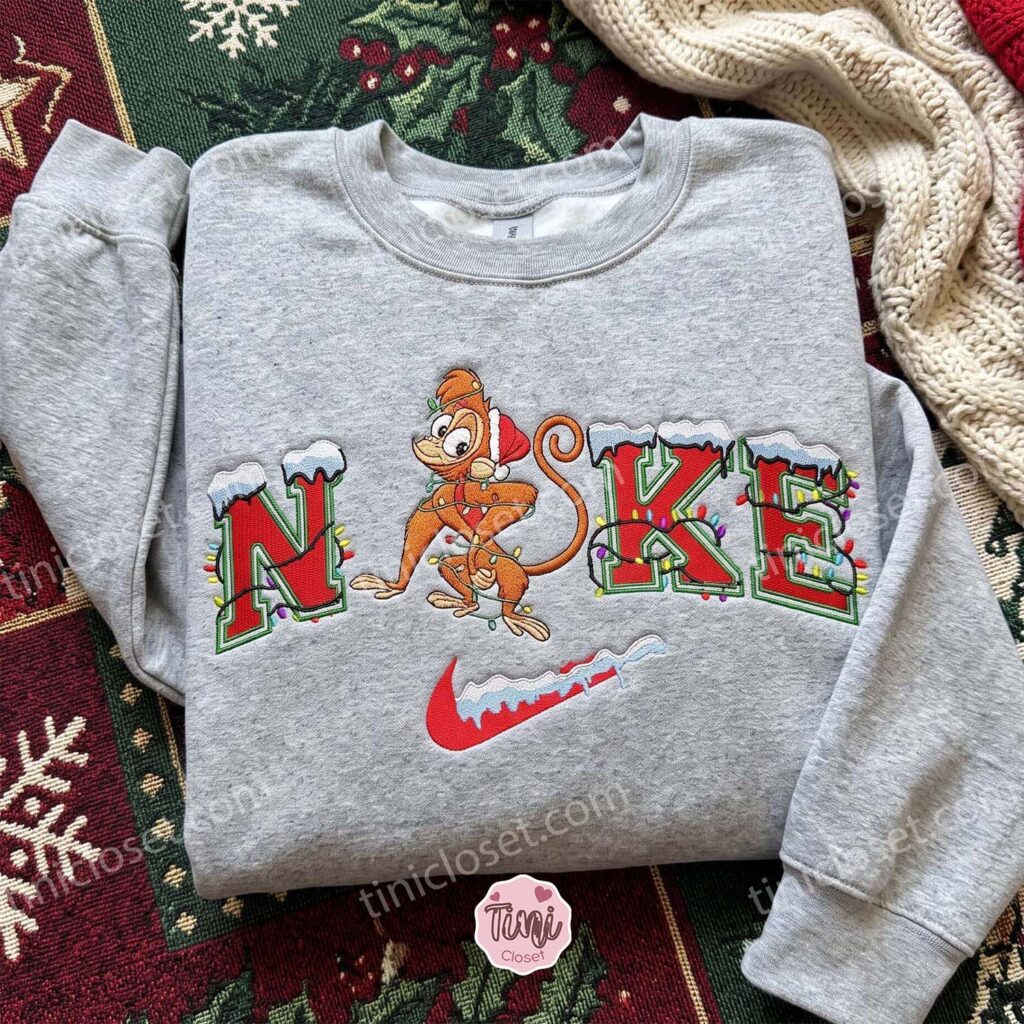 Abu Embroidered Shirt, Aladdin Characters Embroidered Hoodie, Disney Embroidered Sweatshirt, Best Christmas Gift Abu Embroidered Shirt, Aladdin Characters Embroidered Hoodie, Disney Embroidered Sweatshirt, Best Christmas Gift