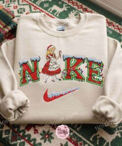Alice Christmas Embroidered Shirt, Disney Characters Embroidered Hoodie, Best Christmas Gift 2 Alice Christmas Embroidered Shirt, Disney Characters Embroidered Hoodie, Best Christmas Gift (2)