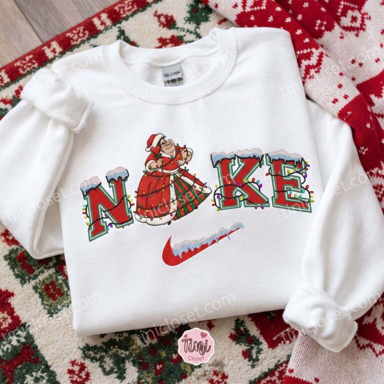 Christmas Queen of Hearts Alice in Wonderland Embroidered Shirt, Disney Characters Embroidered Hoodie, Best Christmas Gift