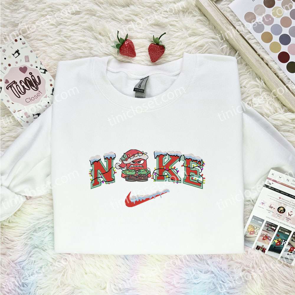 Anger Xmas Embroidered Shirt, Disney Inside Out Embroidered Hoodie, Best Christmas Gift