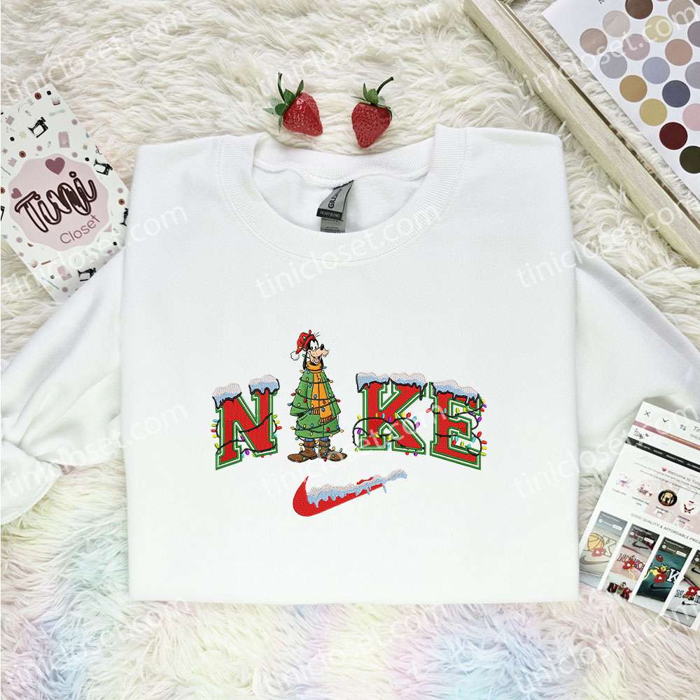 Goofy Embroidered Shirt, Disney Characters Embroidered Hoodie, Best Christmas Gift