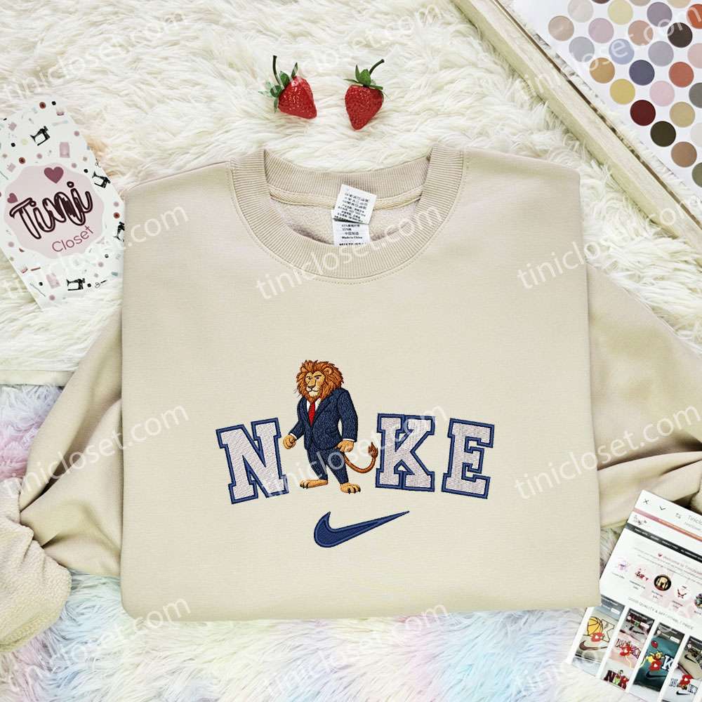Lionheart Embroidered Shirt, Disney Zootopia Embroidered Hoodie, Unique Birthday Gift Ideas