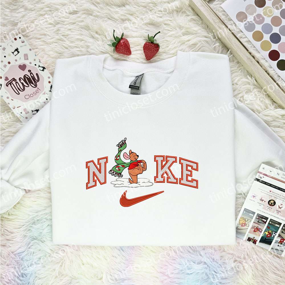 Roo Xmas Embroidered Shirt, Disney Characters Embroidered Hoodie, Best Christmas Gift