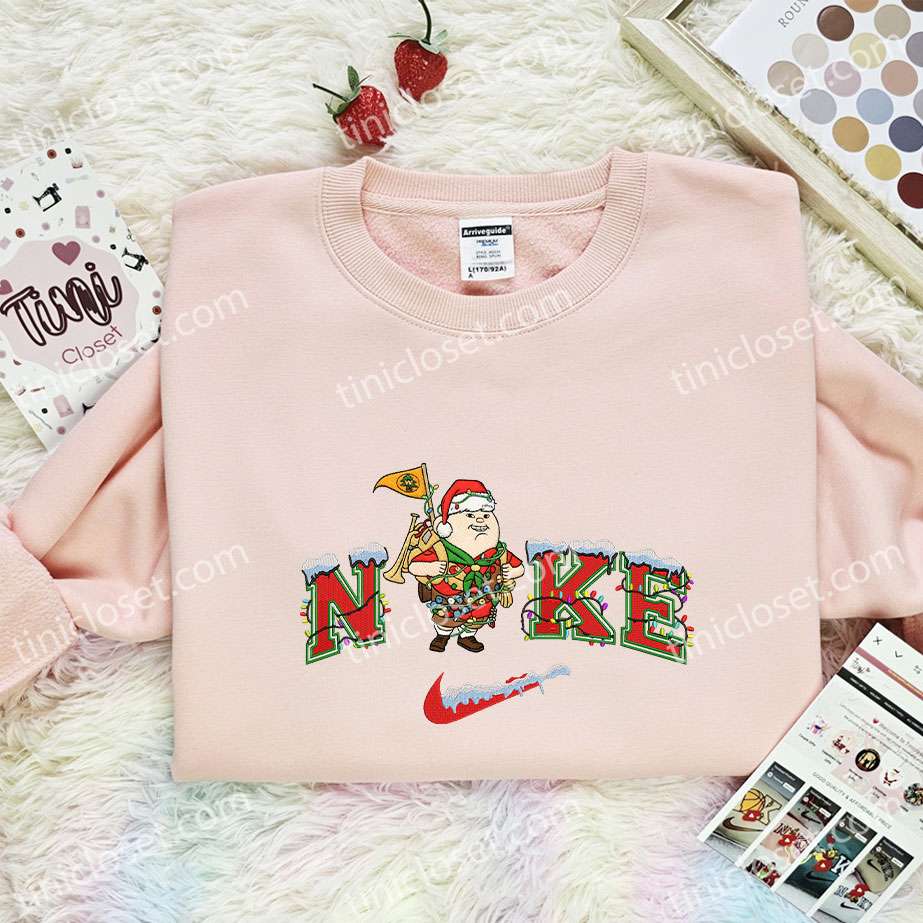 Russell Xmas Embroidered Shirt, Disney Up Characters Embroidered Hoodie, Best Christmas Gift