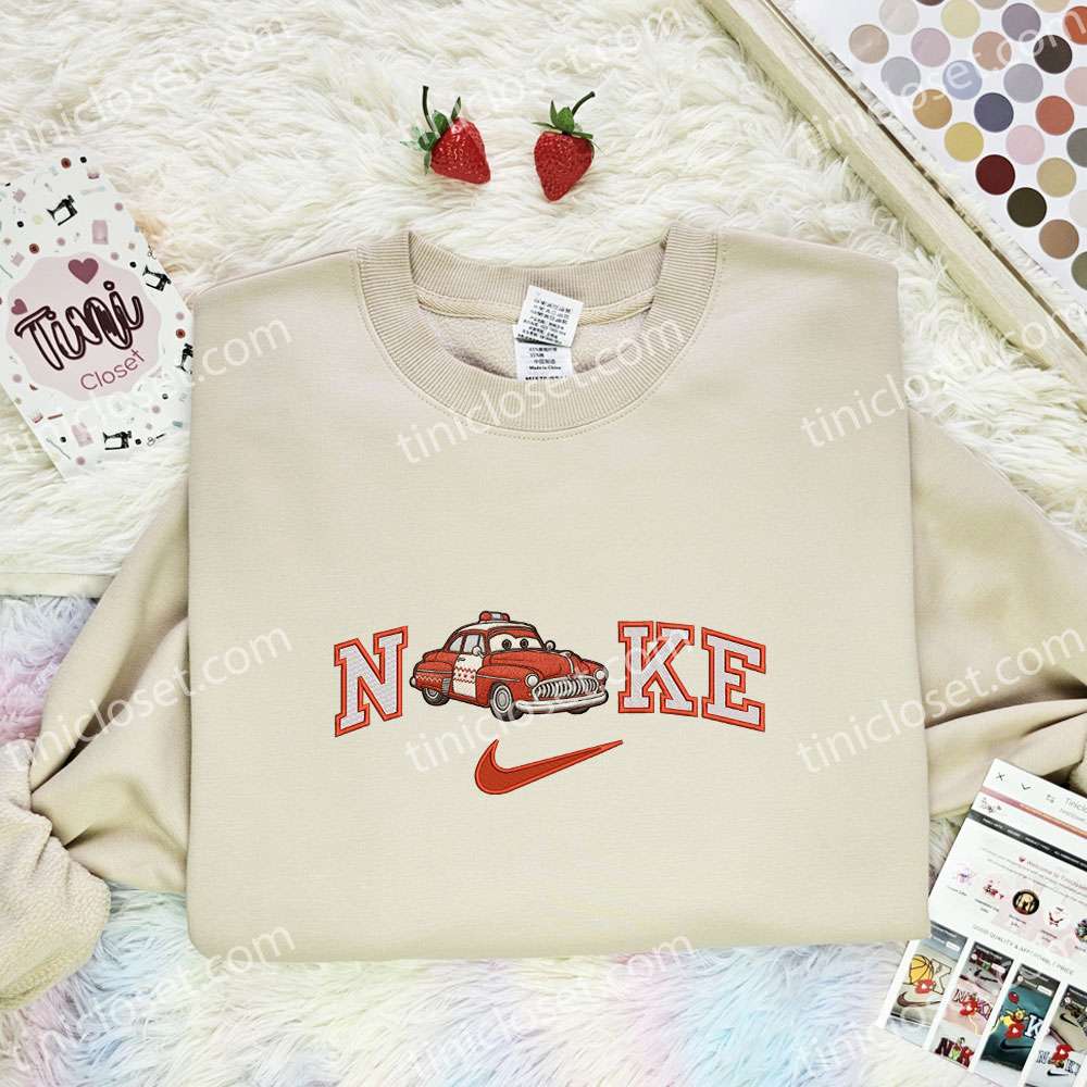 Sheriff Xmas Embroidered Shirt, Disney Cars Characters Embroidered Hoodie, Best Christmas Gift