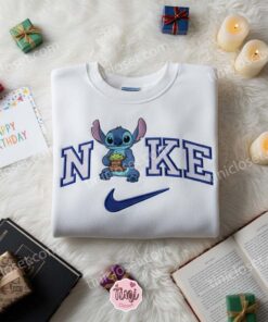 Cute Stitch Embroidered Shirt, Disney Characters Embroidered Sweatshirt, Unique Birthday Gifts for Friends 2 Cute Stitch Embroidered Shirt, Disney Characters Embroidered Sweatshirt ( (3)