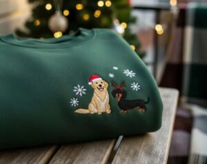 A custom embroidery design intensifies this effect even further.