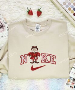 Jingle Bells Embroidered Shirt, The Year Without A Santa Claus Cartoon Embroidered Hoodie, Best Christmas Gift (2)